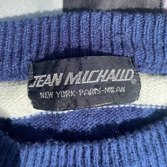 Vintage Jean Michaud Striped Sweater - Picture 4 of 4